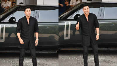 Ranbir Kapoor seen in a new look at the airport amidst leaked ...