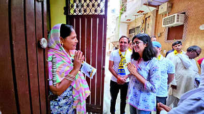 Maliwal out on street for candidates at West & East