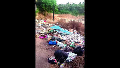 Noyyal riverbed turns into dumping site