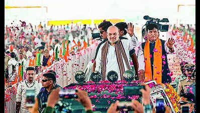 Amit Shah urges people to make Narendra Modi PM for third time