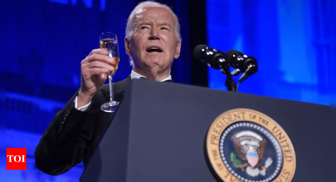‘Am a grown man, running against a 6-year-old’: Biden roasts Trump at White House correspondents’ dinner – Times of India