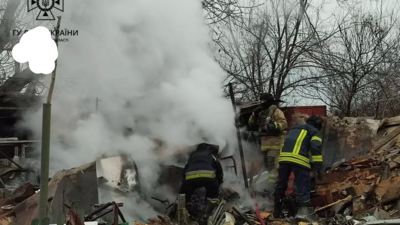 Russian drone attack damages hotel in Ukraine's Mykolaiv region