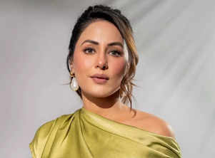 Hina Khan offers glimpses of night shoot