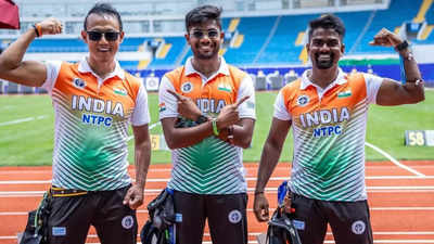 India men's team shocks Olympic champions Korea to clinch historic gold at Archery World Cup