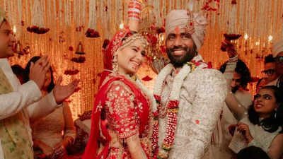 Arti Singh shares dreamy wedding snaps with Dipak Chauhan: Niti Taylor, Aashka Goradia, and more send love