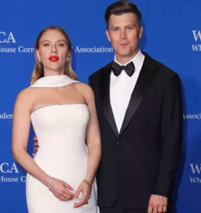 Scarlett Johansson, Colin Jost have a date night at White House Correspondents' Dinner