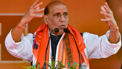 'India will never bow down': Defence minister Rajnath Singh on border talks with China