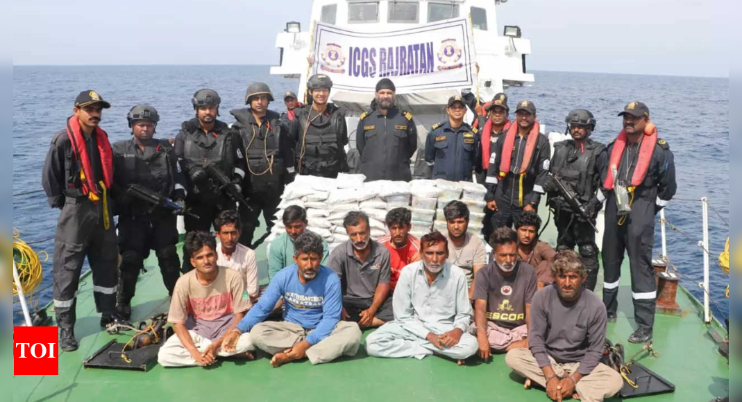 Why Pakistani boats with drugs keep popping up off Gujarat coast | India News – Times of India