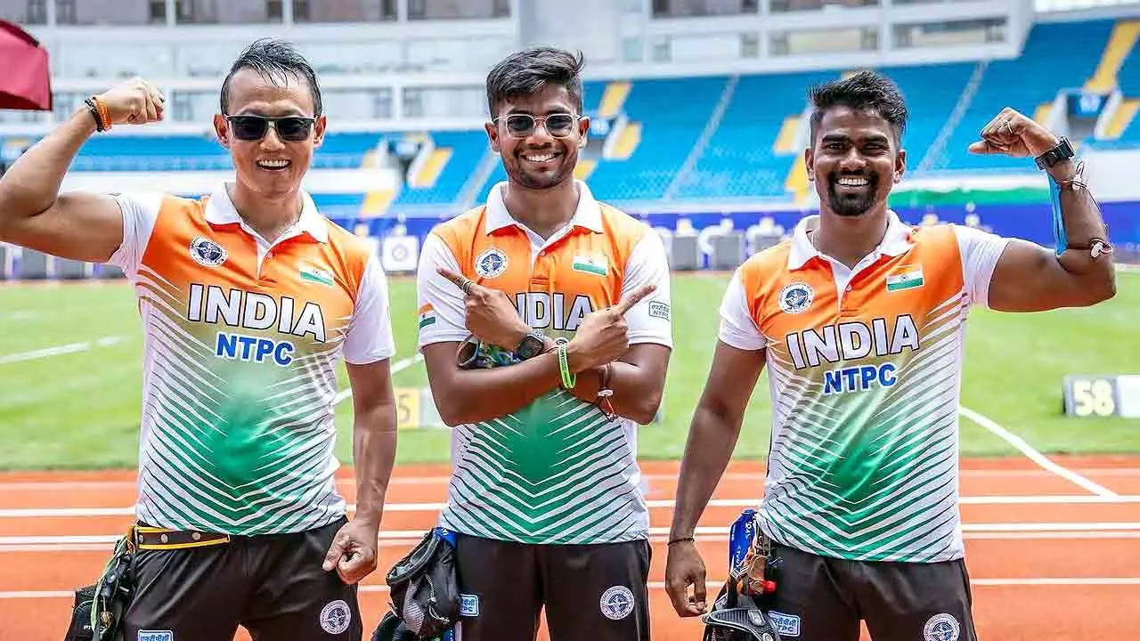 사격 월드컵: 인도 남자팀이 올림픽 챔피언 한국을 충격에 빠뜨렸다  더 많은 스포츠 뉴스