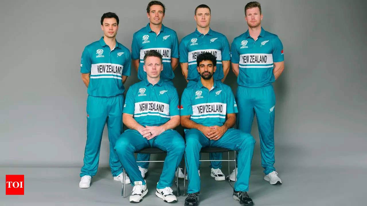 New Zealand South Africa unveil jerseys for T20 World Cup 2024 Pics inside Cricket News Times of India