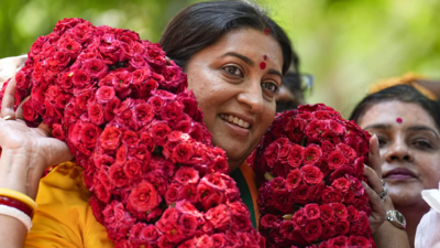 Smriti Irani files nomination papers from Amethi, hopes people will bless BJP in Lok Sabha polls