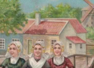 Spot three hidden boys in this classic village painting