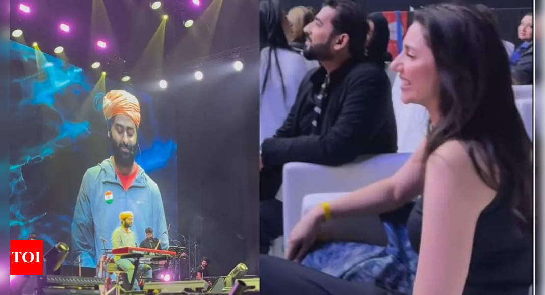 Mahira Khan drops video from Arijit Singh’s concert, responds to his apology and says, “It’s beautiful to see humility in an artist’ – WATCH video | Hindi Movie News – Times of India