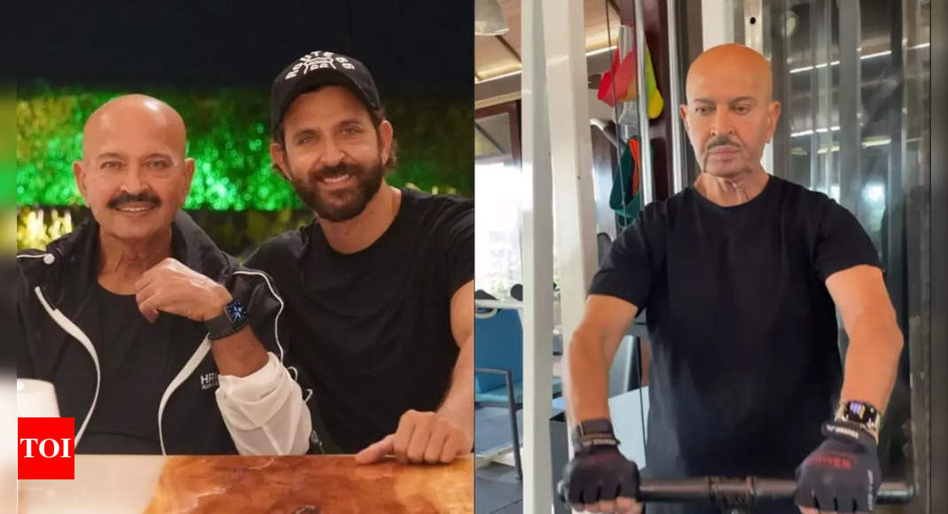 Hrithik Roshan is in awe of father Rakesh Roshan’s latest workout video; calls it ‘unbelievable’ – WATCH – Times of India