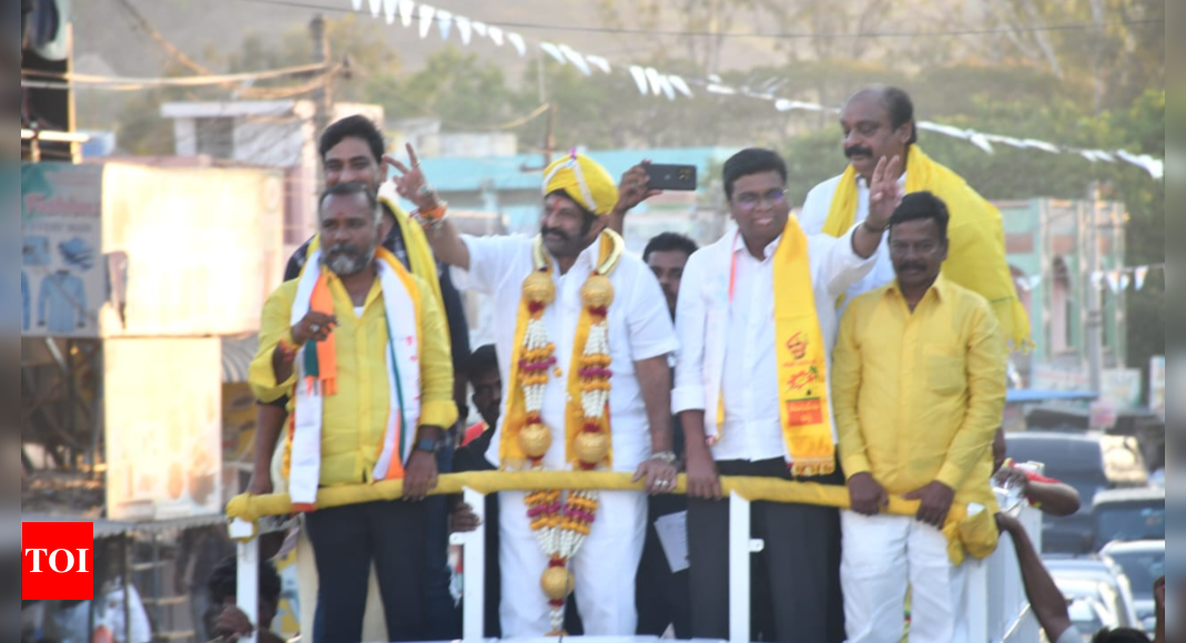 Nandamuri Balakrishna bats for Daggumalla Prasad Rao at Chittoor ...