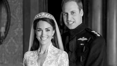 UNSEEN photo of Prince William and Kate Middleton from their wedding 13 years ago wins social media - See inside