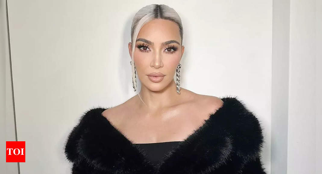Kim Kardashian stuns fans with an icy blonde hair transformation before the 2024 Met Gala | English Movie News – Times of India