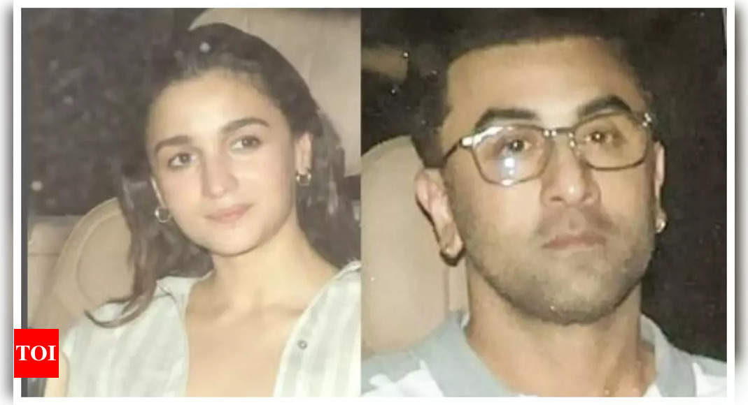 Ranbir Kapoor and Alia Bhatt twin in grey and white as they attend Super League match together – See photo | – Times of India
