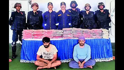Two held with hashish worth 60cr