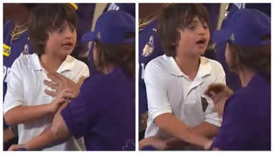 Did AbRam Khan SCOLD dad Shah Rukh Khan during tense cricket match? - VIRAL VIDEO