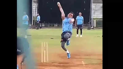 Watch: Net bowler Mukesh Kumar impresses with Bumrah-esque action in a viral video