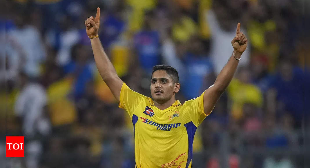 CSK vs SRH: Being brave and sticking to plan pays off for Chennai Super Kings’ pacer Tushar Deshpande | Cricket News – Times of India