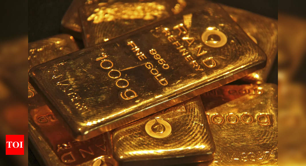 Gold rate today: Yellow metal drops Rs 250/10 grams; Silver declines Rs 457/Kg | India Business News – Times of India