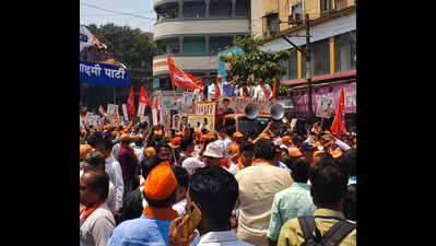 Sanjay Dina Patil from Shiv Sena UBT files nomination from Mumbai North East