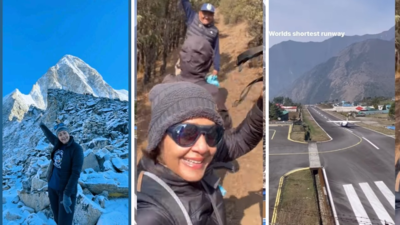 Watch: Jyothika treks to the top of Mount Everest