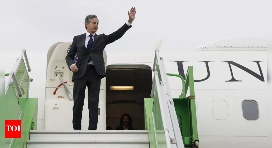 Blinken heads to Jordan to push Gaza aid - Times of India