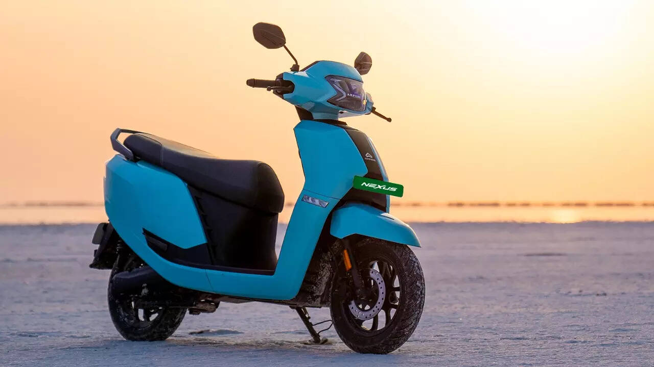 Ampere Nexus electric scooter launched at Rs 1.10 lakh: 136 km range on  single charge, 93 kmph top speed! - The Times of India