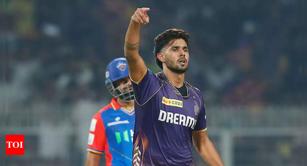 Harshit Rana suspended for one match and fined 100 per cent of his match fees for breaching IPL code of conduct | – Times of India