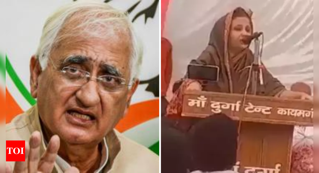 FIR filed against Congress leader Salman Khurshid and SP leader Maria Alam Khan for alleged ‘vote jihad’ remarks | India News – Times of India