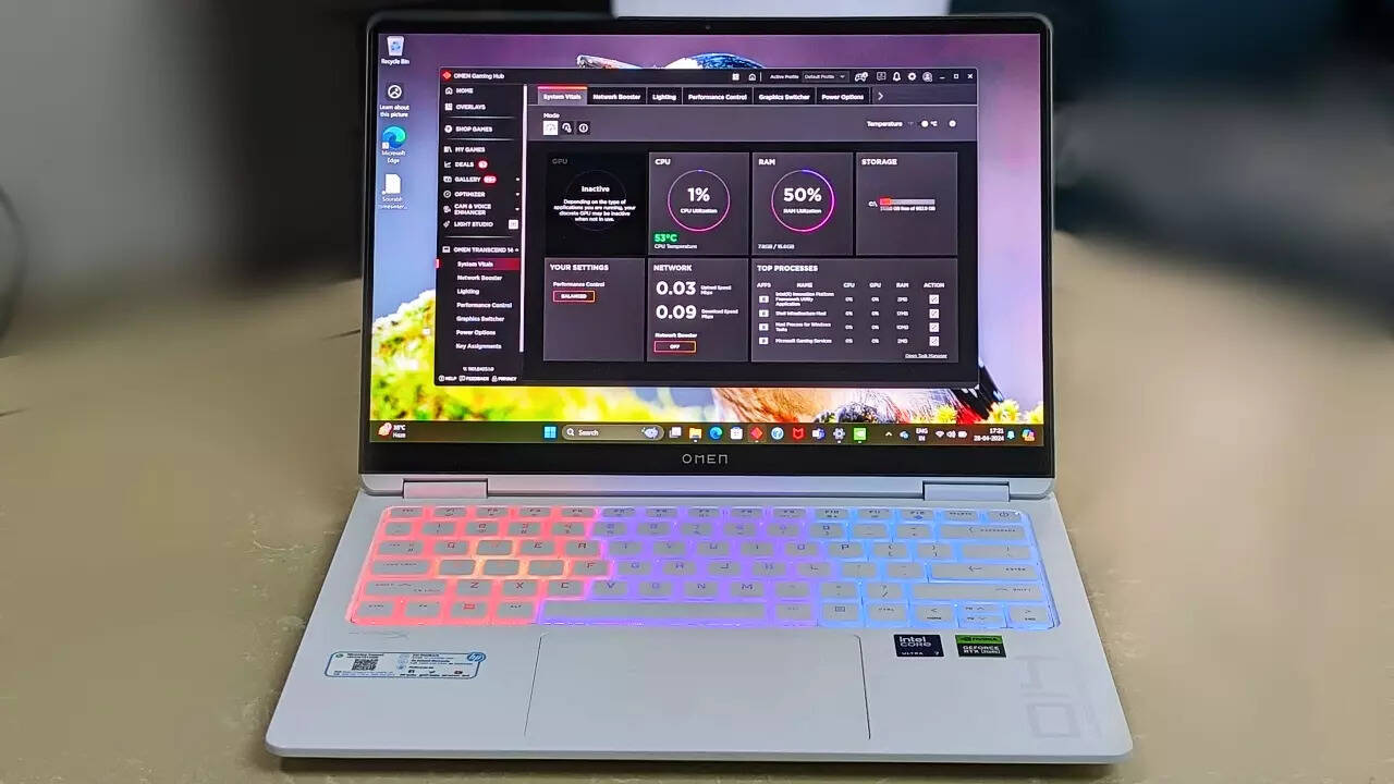 HP Omen Transcend 14 review: Power and portability for gamers on