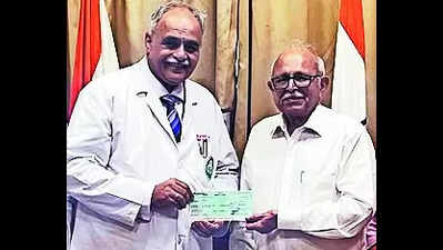 Ex-IAS officer donates ₹2cr for poor patients in PGI