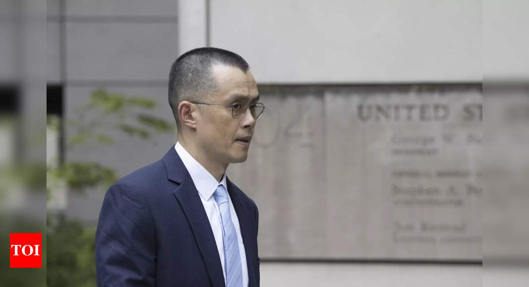 Binance crypto founder Changpeng Zhao sentenced to four months in prison – Times of India