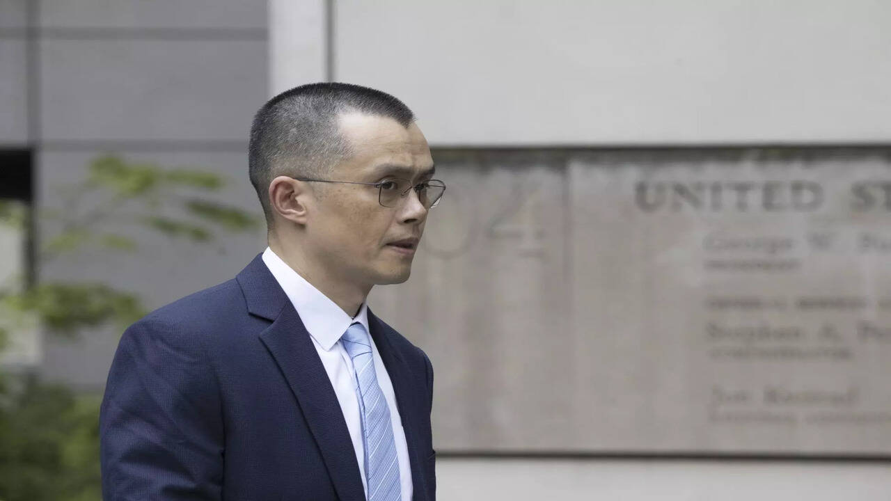 Binance crypto founder Changpeng Zhao sentenced to four months in prison -  Times of India