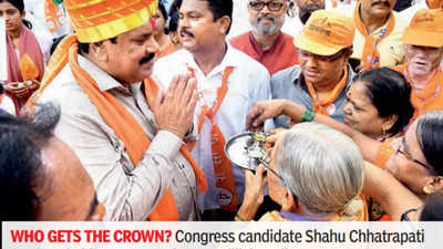 Shivaji descendant in close fight with Shinde camp MP