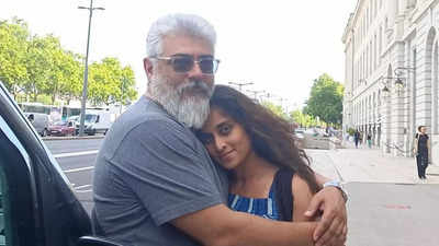 Shalini gifts a luxurious bike to her husband Ajith on his 53rd birthday