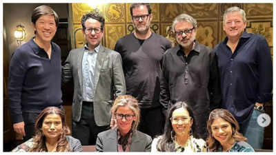 Director Sanjay Leela Bhansali joins Bill Hader, Ali Wong, JJ Abrams for dinner ahead of premiere; sparks rumours of Heeramandi contending in 2025 Hollywood award shows