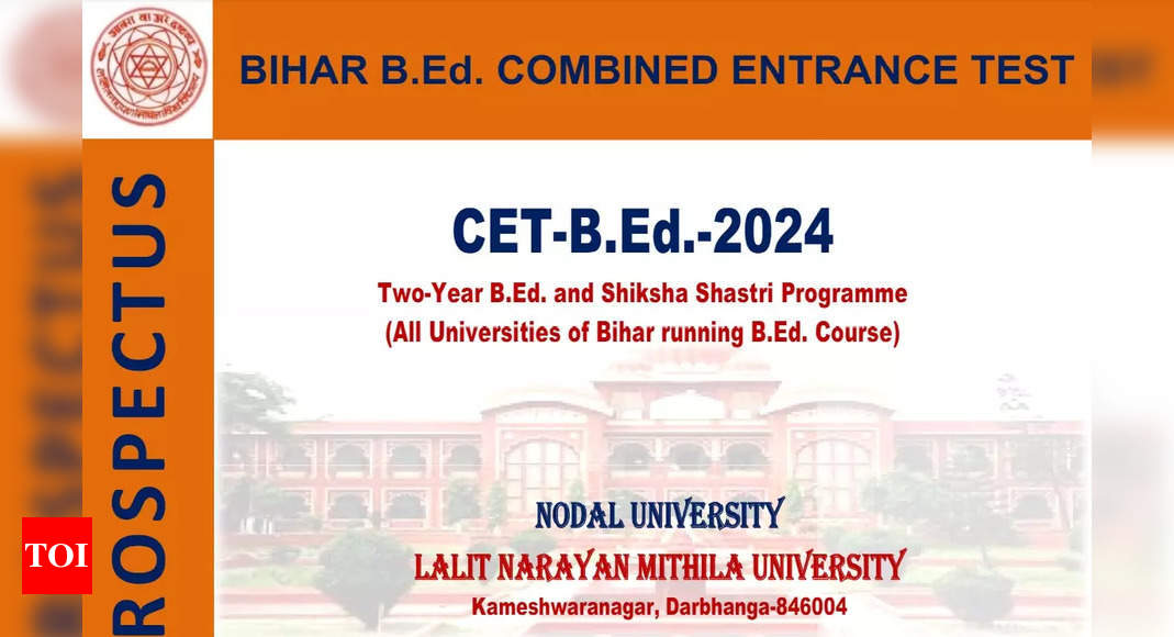 Bihar BEd CET 2024 notification out, registration begins on May 3; check important dates, eligibility, exam pattern and more