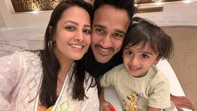 Anita Hassanandani offers a peek into her 'world', drops pic with hubby and son