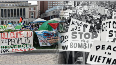 ‘US student protests seeking peace in Gaza are the new anti-Vietnam War movement’