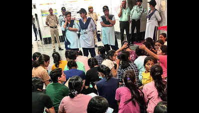 Protest at AIIMS Delhi over death by suicide of nursing student