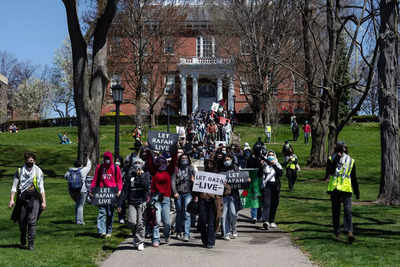 Student protests look familiar but march to a different beat