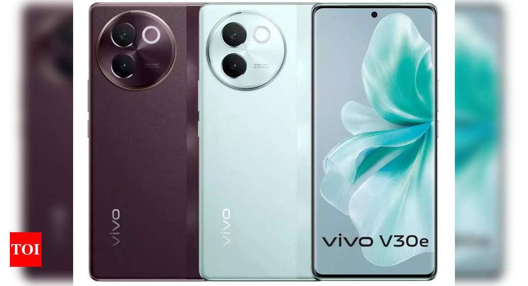 Vivo V30e smartphone with 50MP front camera, 44W fast charging support launched: Price, offers and more - The Times of India