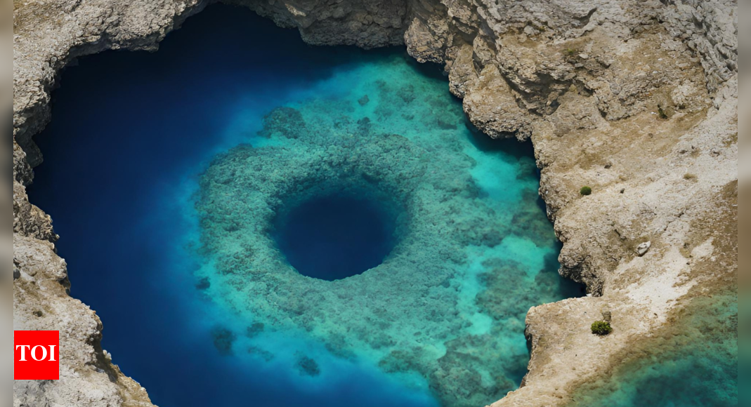 New depths: World's deepest blue hole discovered in Mexico - Times of India