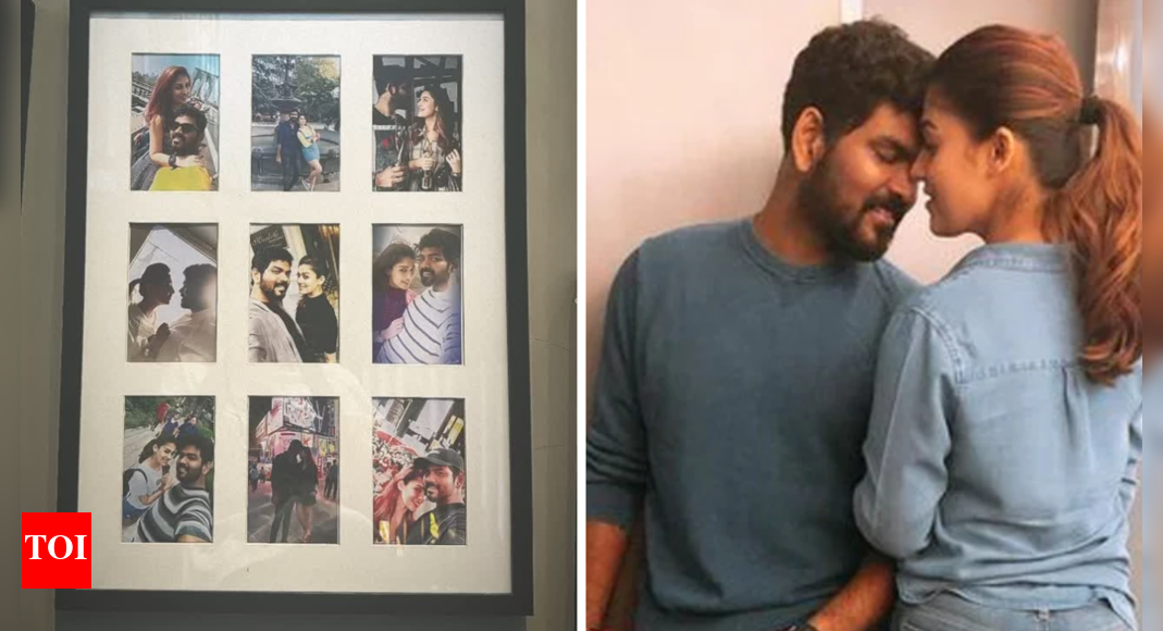 Nayanthara shares her photo wall filled with loveydovey pictures with