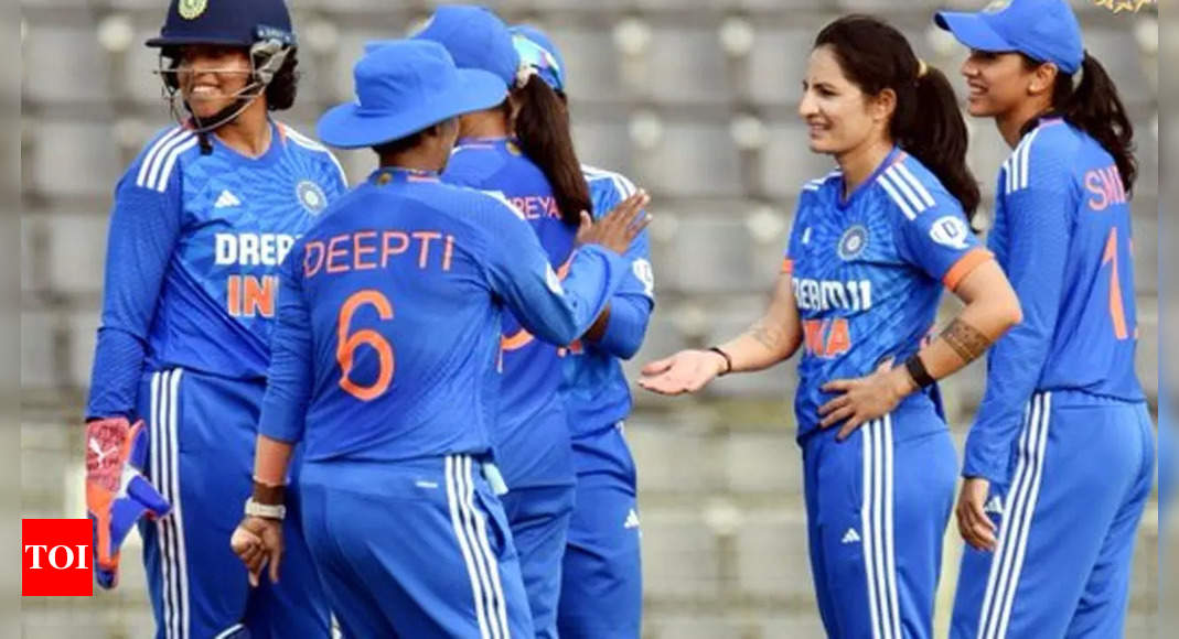 India women beat Bangladesh by 7 wickets in third T20I, take 3-0 unassailable lead | Cricket News – Times of India