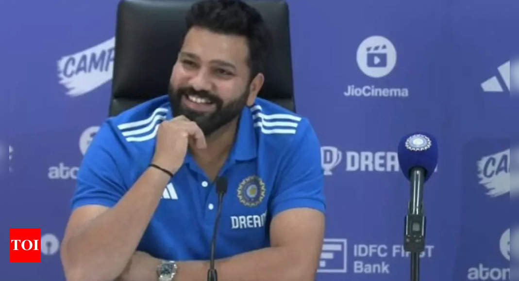 Watch: Rohit Sharma’s reaction says it all when asked about Virat Kohli’s strike-rate | Cricket News – Times of India